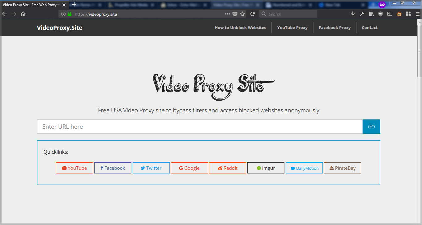 youtube proxy websites